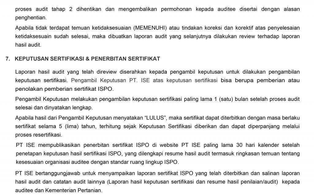 Tata Aturan Pelaksanaan Ispo PT Intishar Sadira Eshan